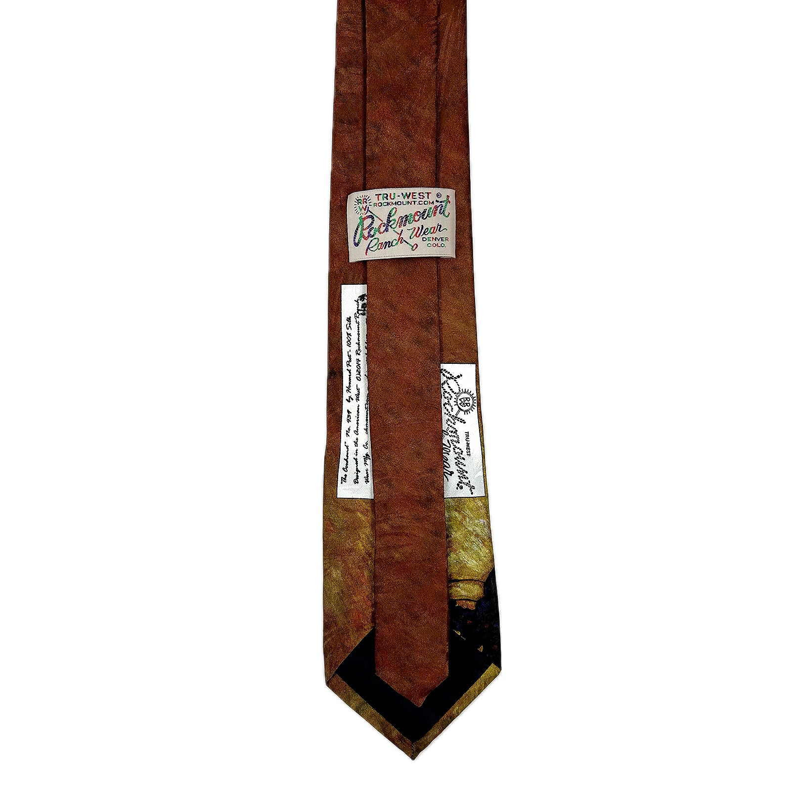 Limited-Edition the Cowhand Silk Tie by Howard Post