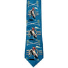 Broncs & Brands Blue Western Silk Tie