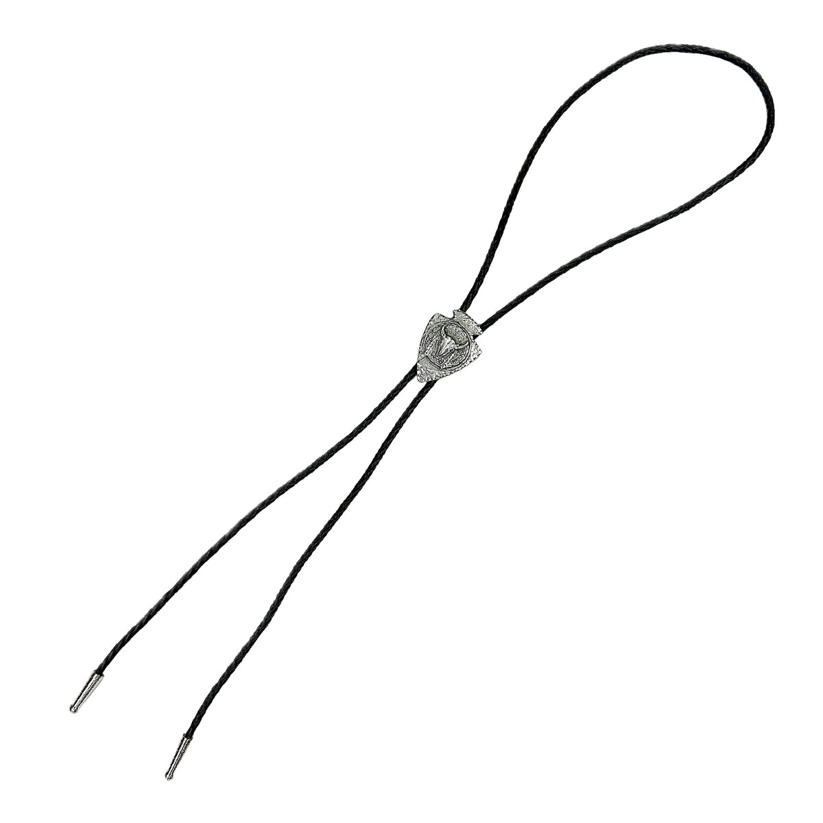 Arrowhead with Skull Western Bolo Tie