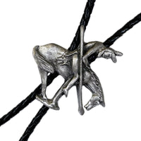Pewter End of Trail Western Bolo Tie