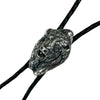 Buffalo Head Western Bolo Tie in Pewter