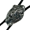 Buffalo Head Western Bolo Tie in Pewter