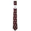 Roper & Brands Burgundy Western Silk Tie