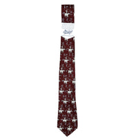 Roper & Brands Burgundy Western Silk Tie