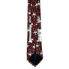 Roper & Brands Burgundy Western Silk Tie