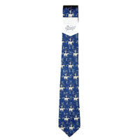 Roper & Brands Navy Western Silk Tie