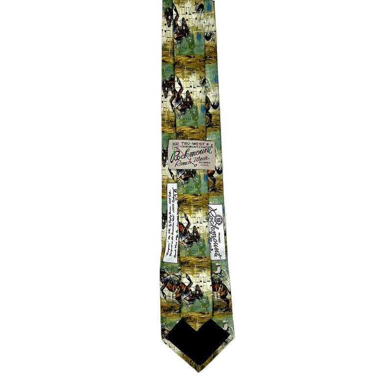 Evergreen Western Silk Tie