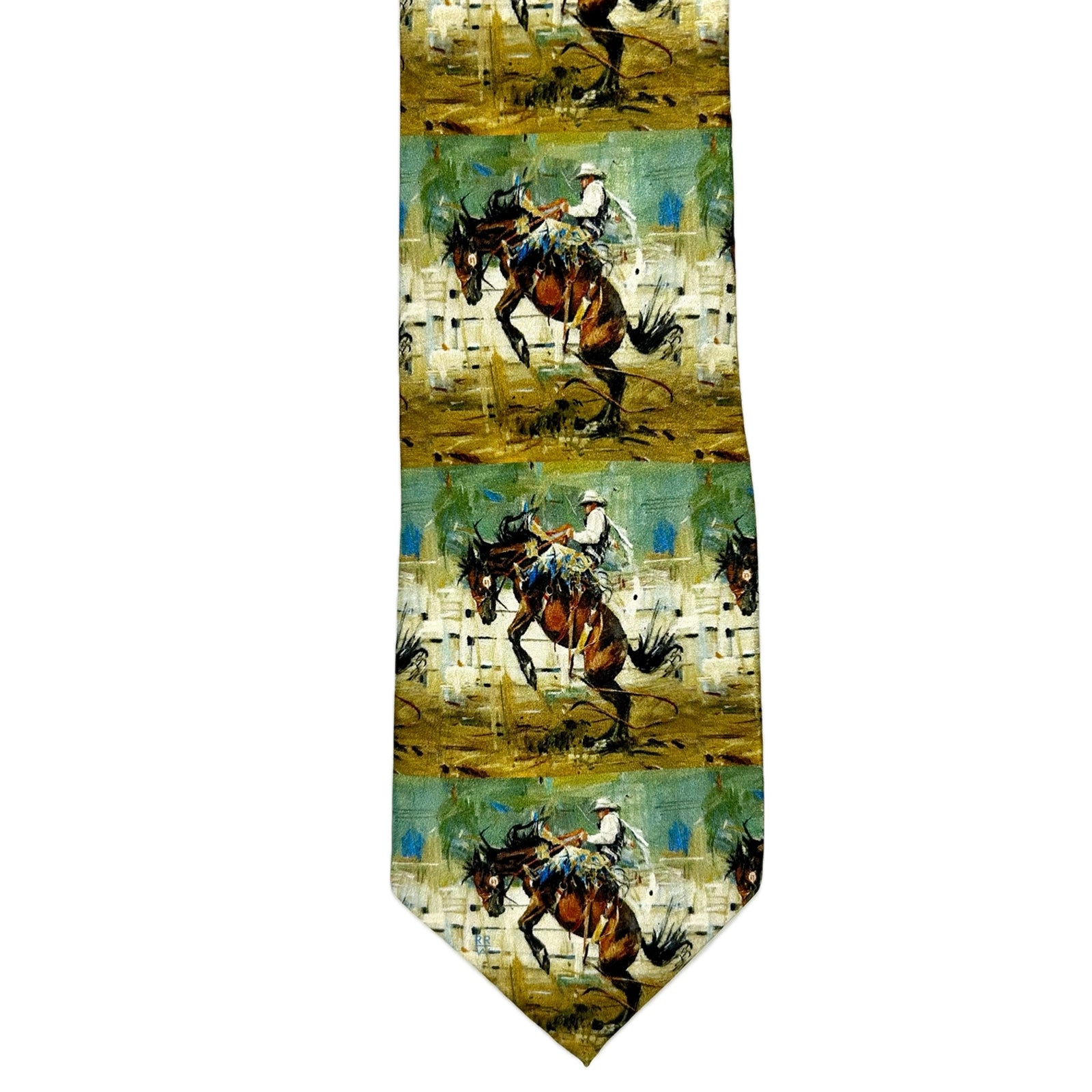 Evergreen Western Silk Tie