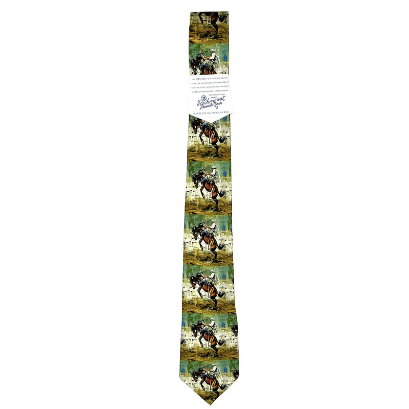 Evergreen Western Silk Tie