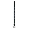 Black Leather Western Belt with Navy Polo Embroidery