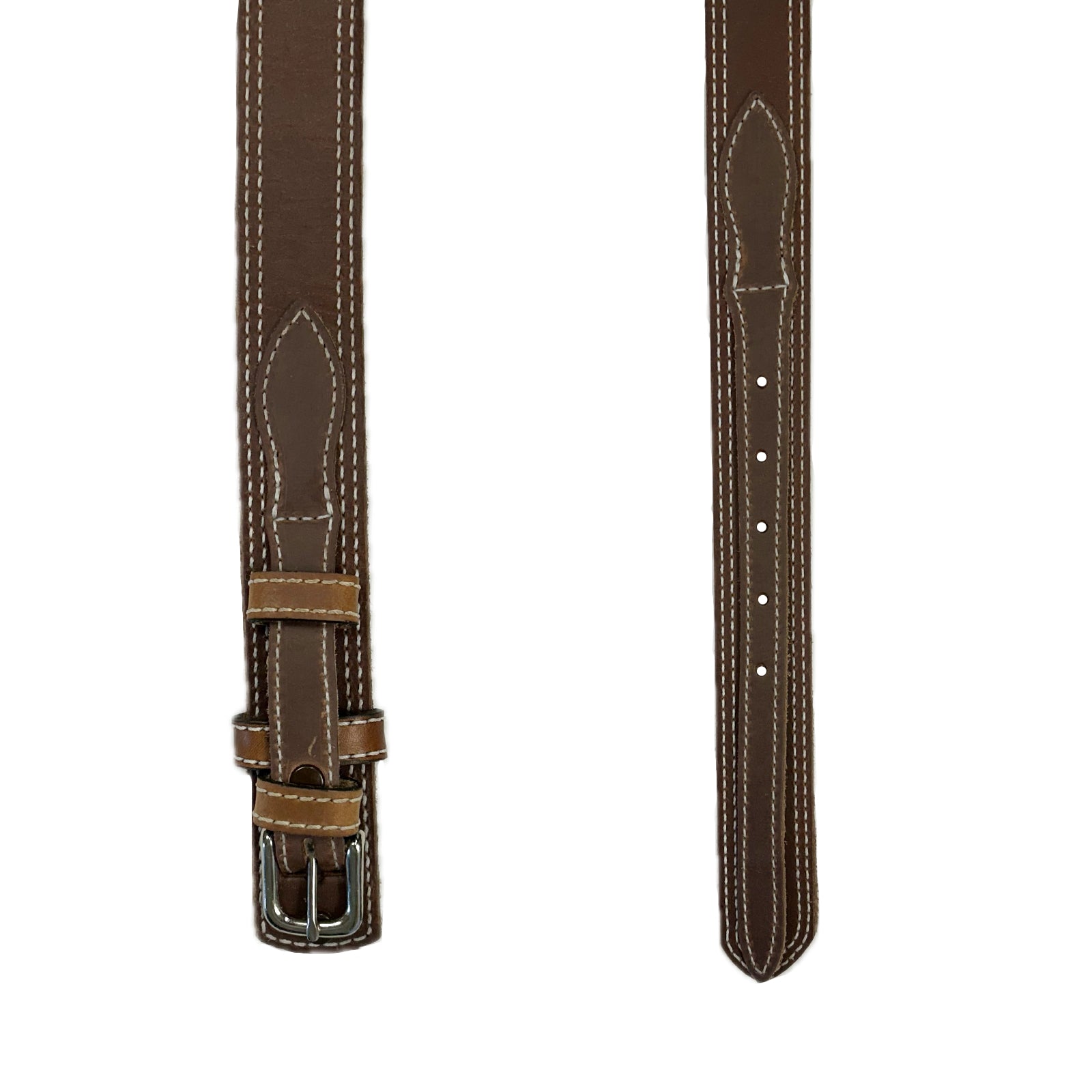 32インチ Rockmount tooled studs belt 幅3.8cm Rockmount Laced & Tooled Genuine Black Leather Western Belt