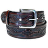 Tooled Thunderbird Pattern Genuine Leather Western Belt