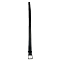 Single Stitch Saddle Genuine Black Leather Western Belt