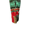 Men's Serape Pattern Fleece Western Shirt in Brown & Green