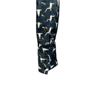 Men's Bison Skulls Print Western Shirt in Navy