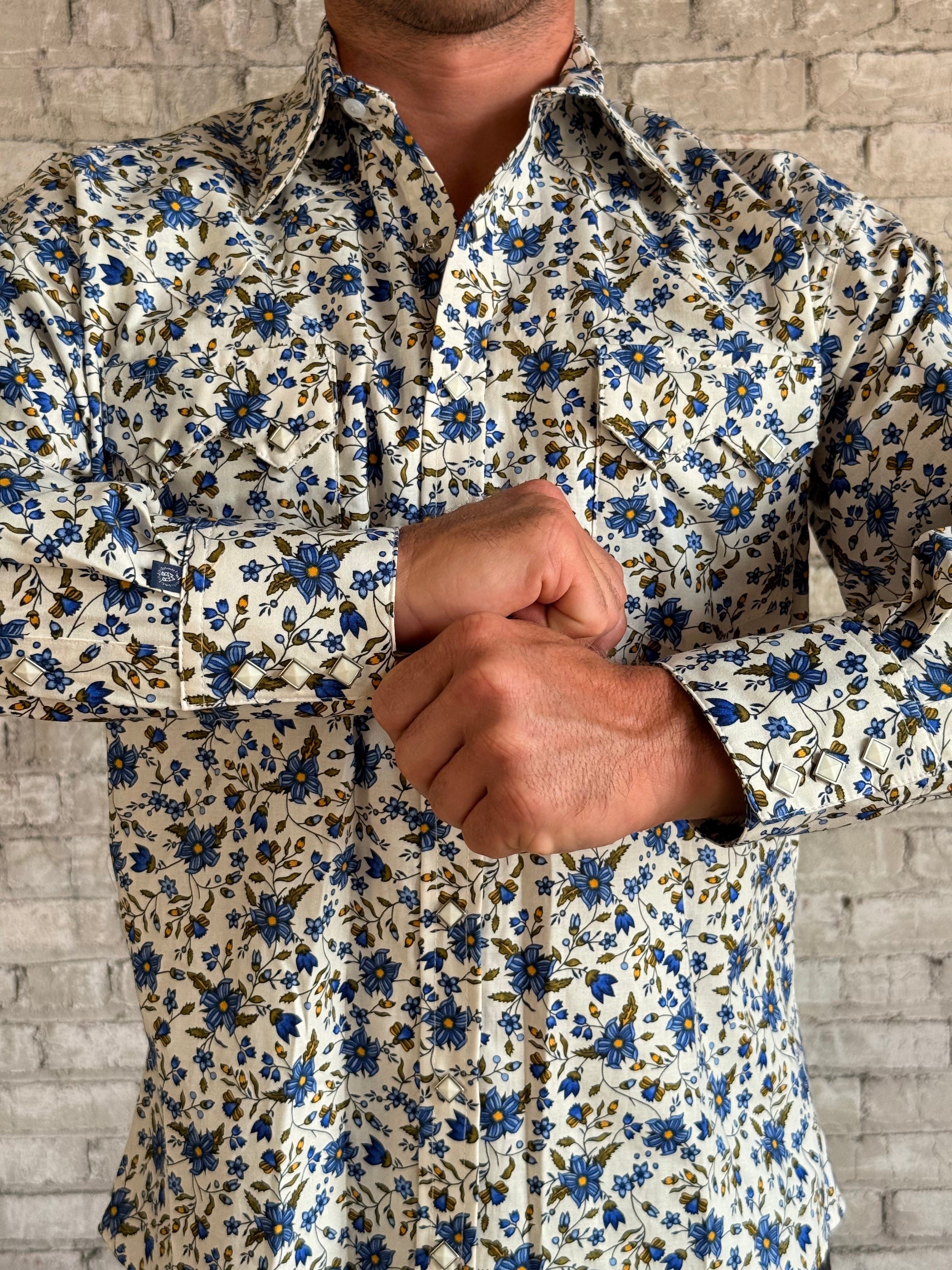 Rockmount Men's Floral Print Western Shirt