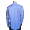 Men’s Extra-Fine Cotton Blue Windowpane Check Western Shirt