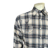 Men's Plush Flannel Sage & Grey Plaid Western Shirt