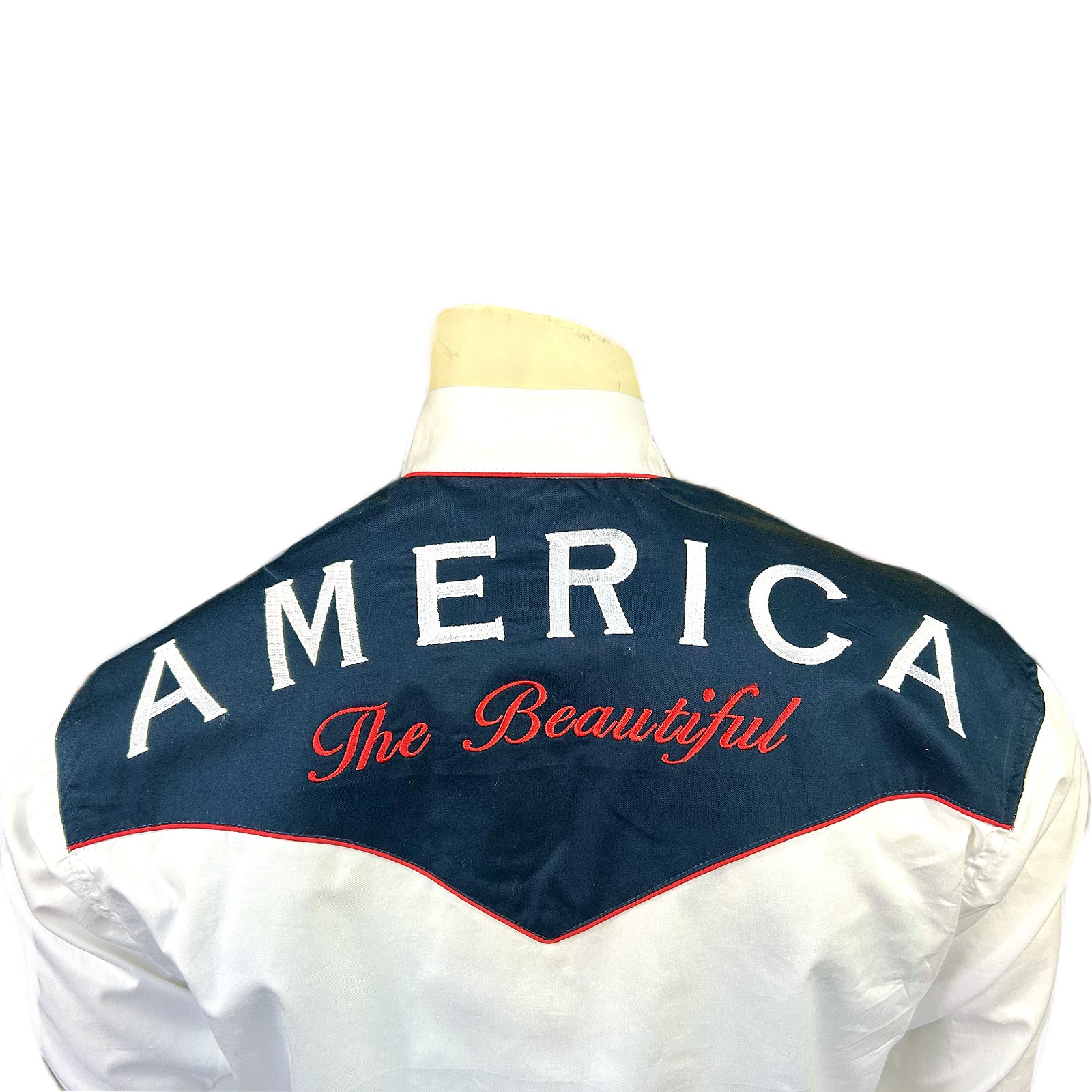 Men's America the Beautiful Embroidered Western Shirt