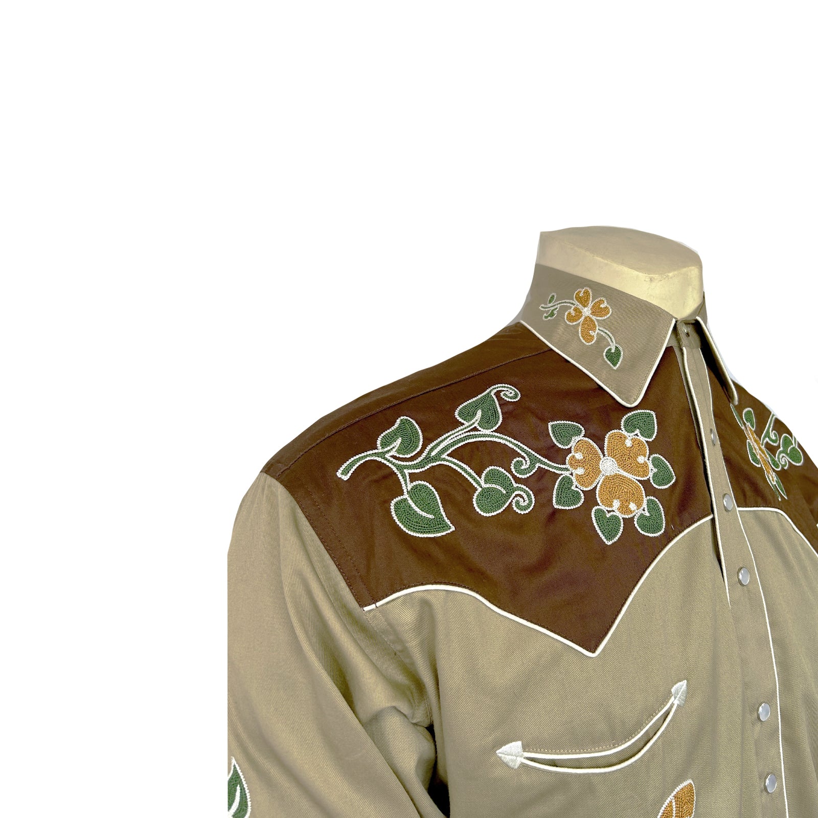 Vintage 80s 90s Banjo Rodeo Button Western Shirt M Wild