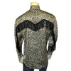 Men's Rock Star Leopard Fringe Western Shirt