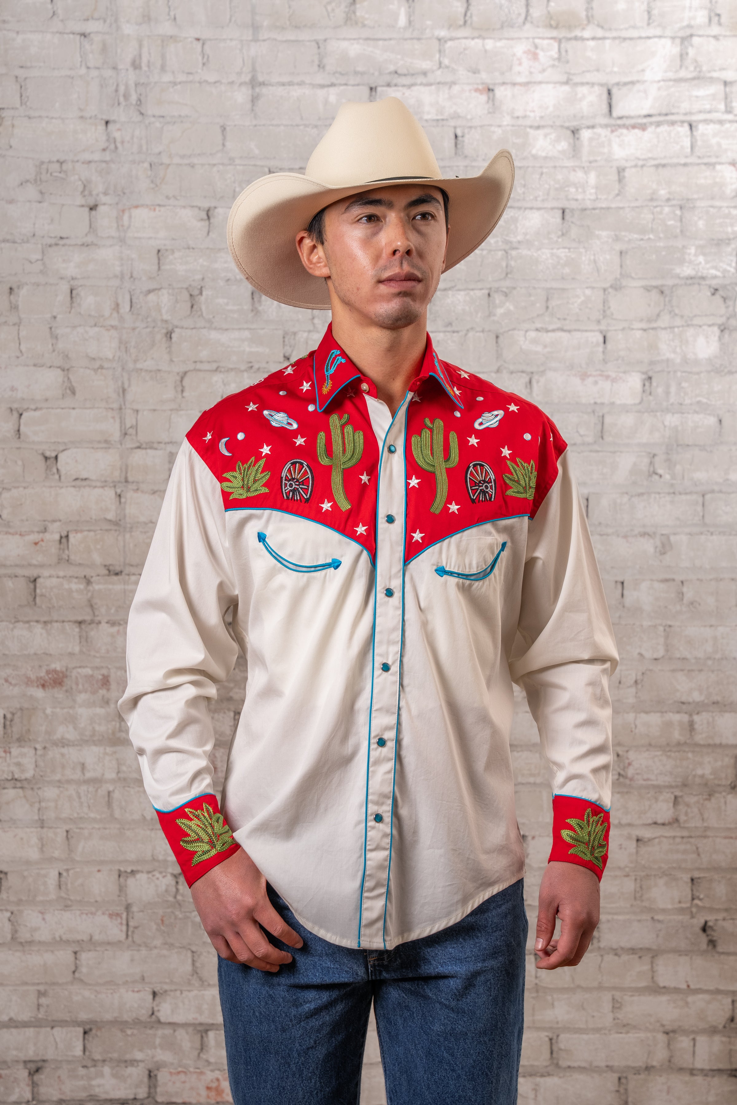 cactus man dress shirts Cactus Men Button up Shirt, Desert Black Western Short Sleeve Print Casual Buttoned Down Summer Male Guys Collared Designer Dress