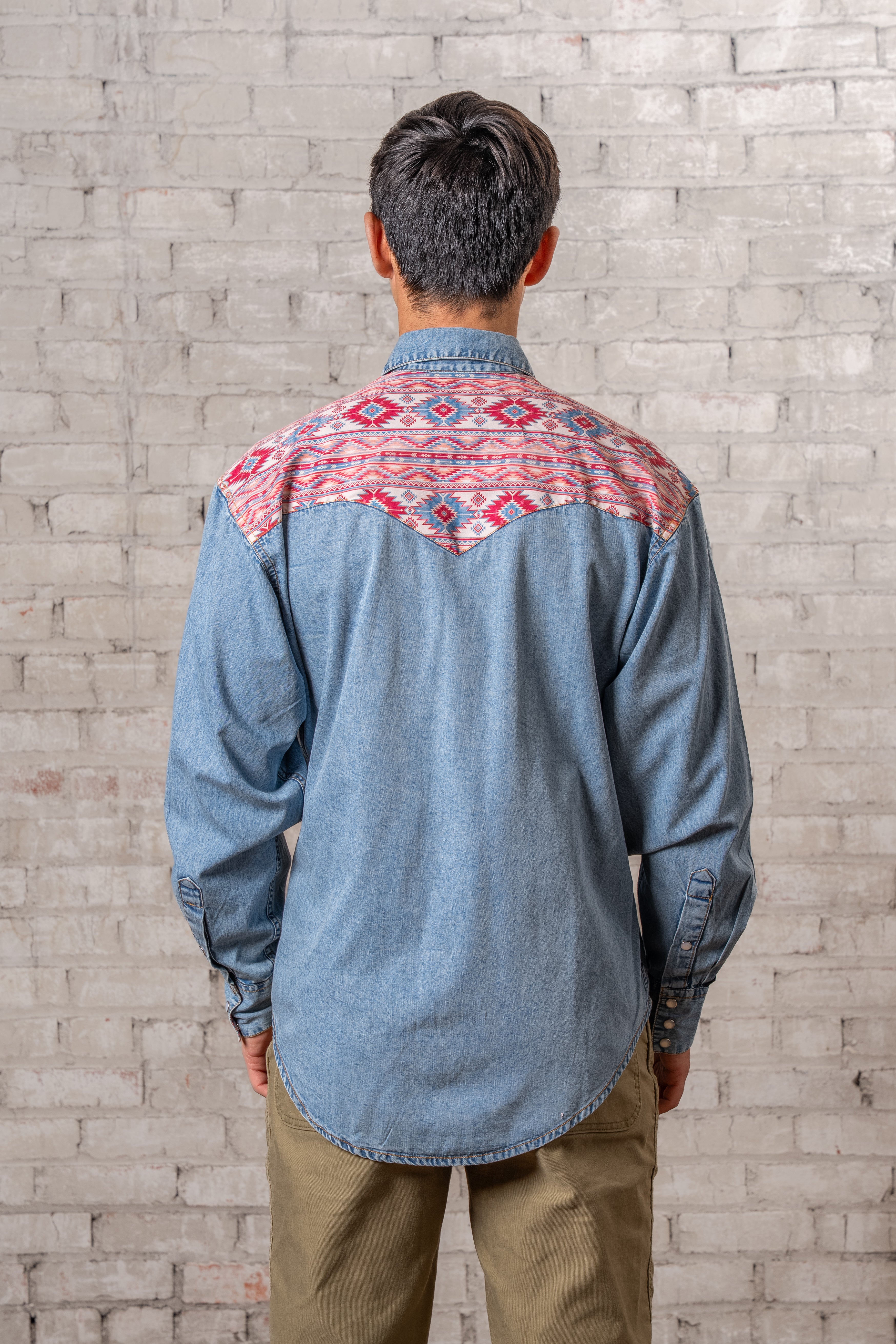 Men's Denim & Chambray Western Snap Shirts – tagged 