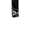 Men’s Vintage Black Floral Embroidered Western Shirt