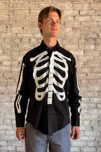 Men's Zombie Cowboy Embroidered Western Shirt