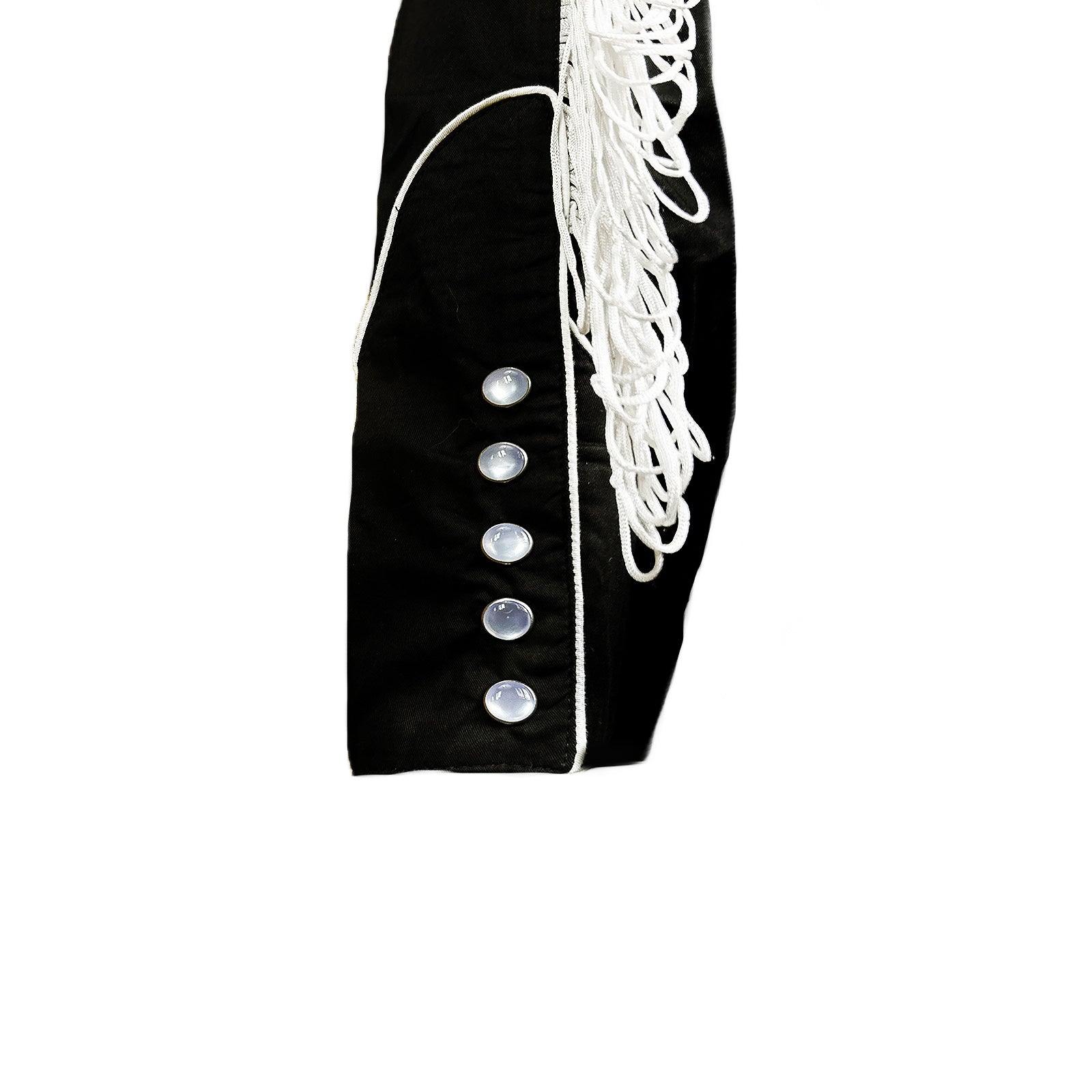 Rockmount Men's Black Vintage Fringe Embroidered Western Shirt