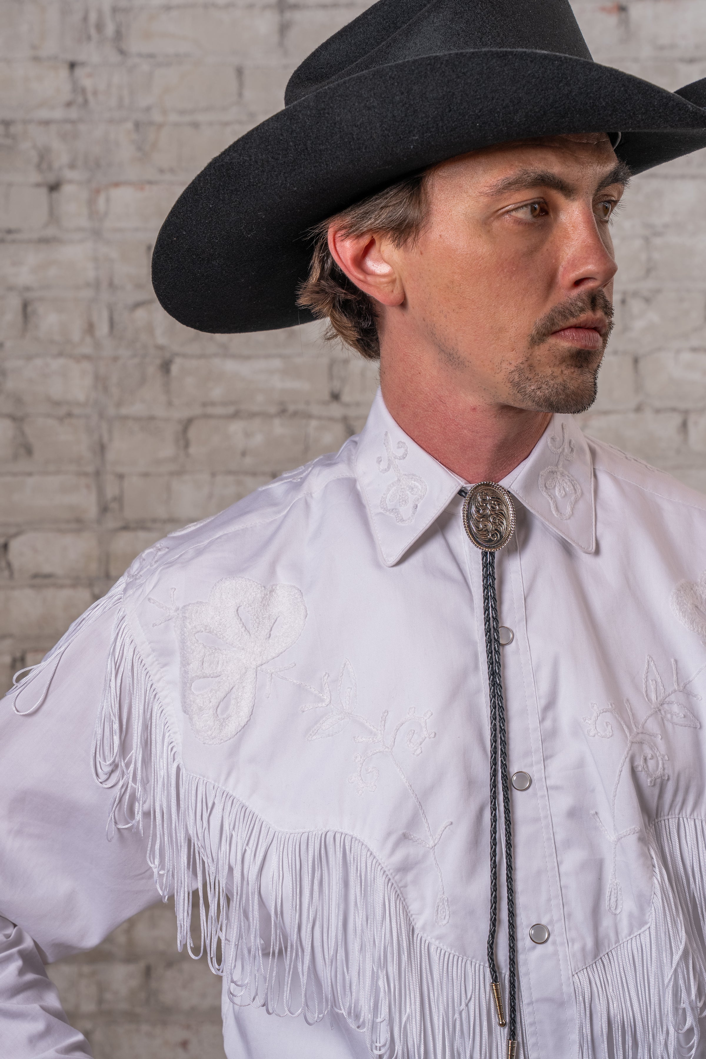 mens white embroidered dress shirt Men's Viscose Blend Beach Shirt Tonal Embroidery Short Sleeve Large / NATURAL