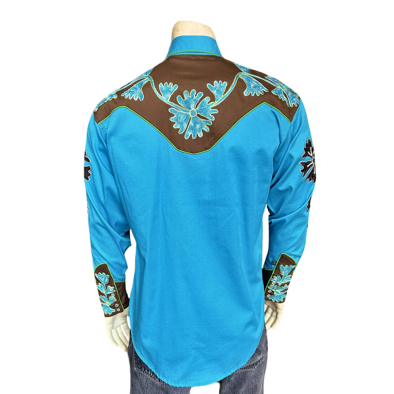 [TRILLION] WESTERN TWO POCKET EMBROIDERY SUEDE SHIRT /追跡付 6724-GOLDFRONTBETTER.jpg?v=