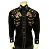 Women’s Vintage Horsehead & Floral Embroidered Western Shirt