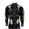 Men's Porter Wagoner Black Embroidered Western Shirt