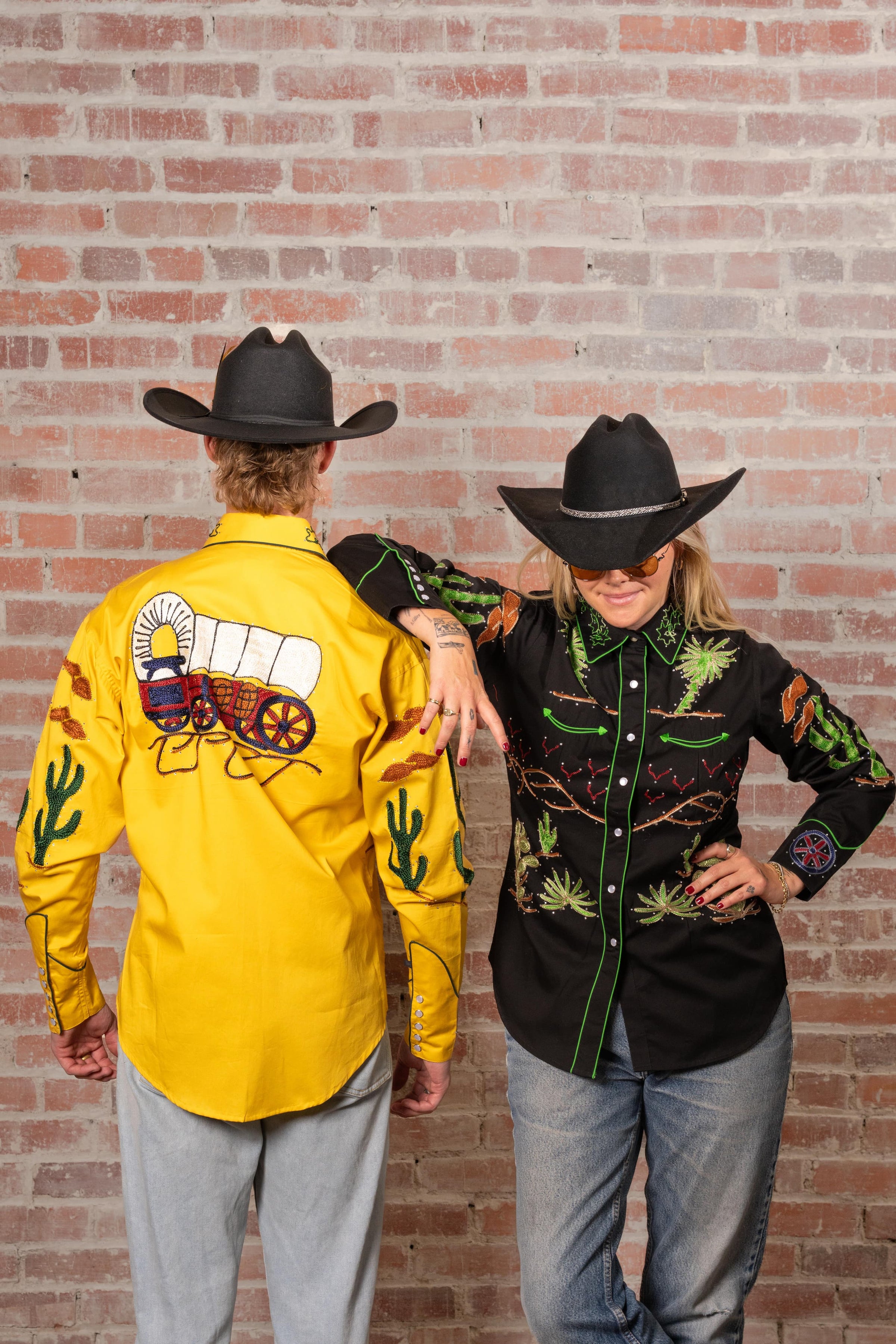 Women's Black Porter Wagoner Embroidered Western Shirt