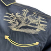 Men's Black Vintage Bull Rider Embroidery