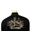 Men's Vintage Black Bull Rider Embroidered Western Shirt