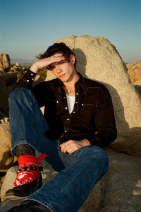 Men's Black Classic Quarter Horse Western Shirt