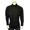 Men's Black Quarter Horse Pima Cotton Western Shirt