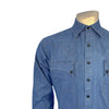 Men's Classic Denim Quarter Horse Western Shirt