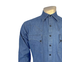 Men's Classic Denim Quarter Horse Western Shirt