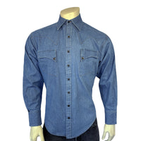 Men's Classic Denim Quarter Horse Western Shirt