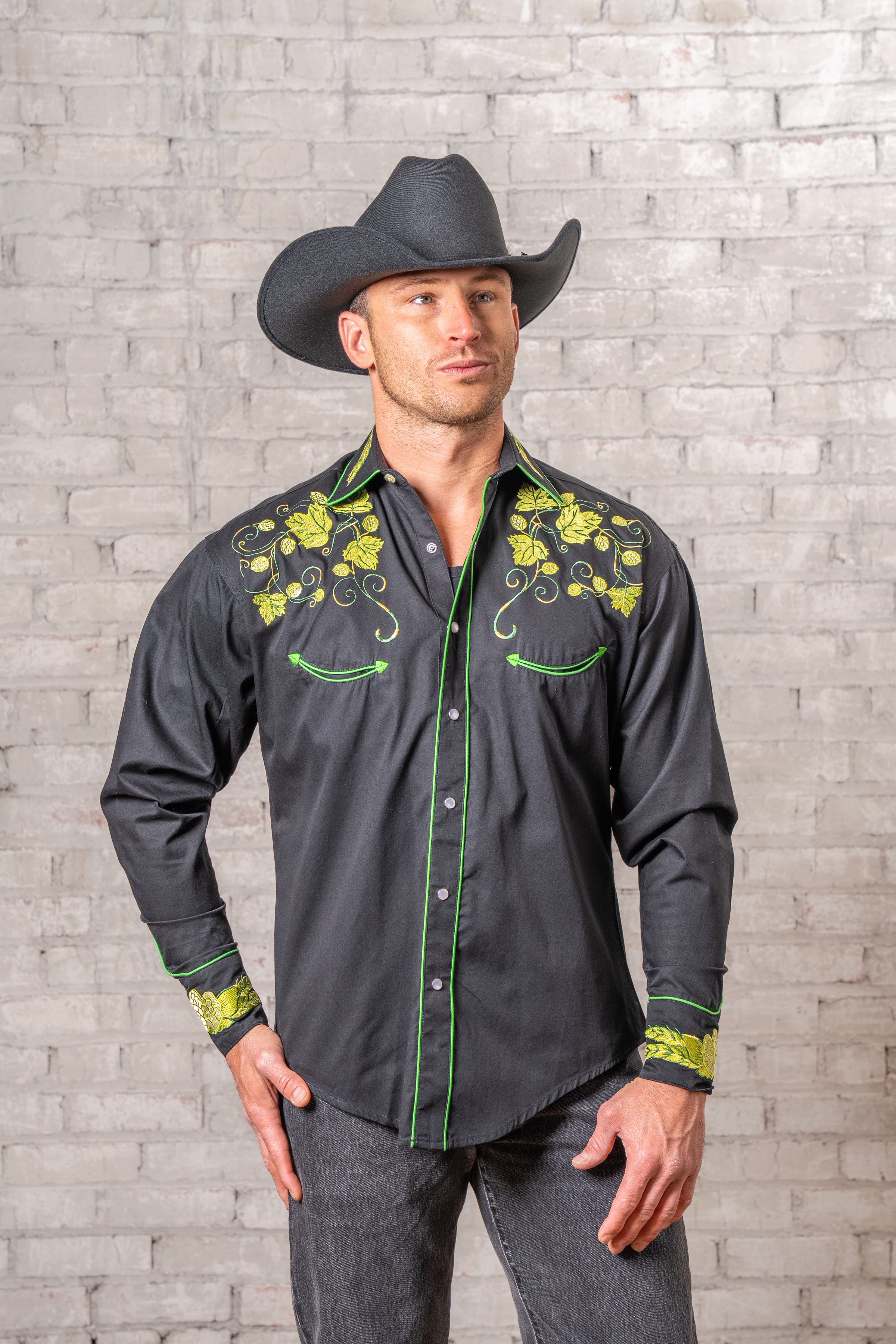 mens black western dress shirt Scully Men's Long Sleeve Solid Snap Western Shirt