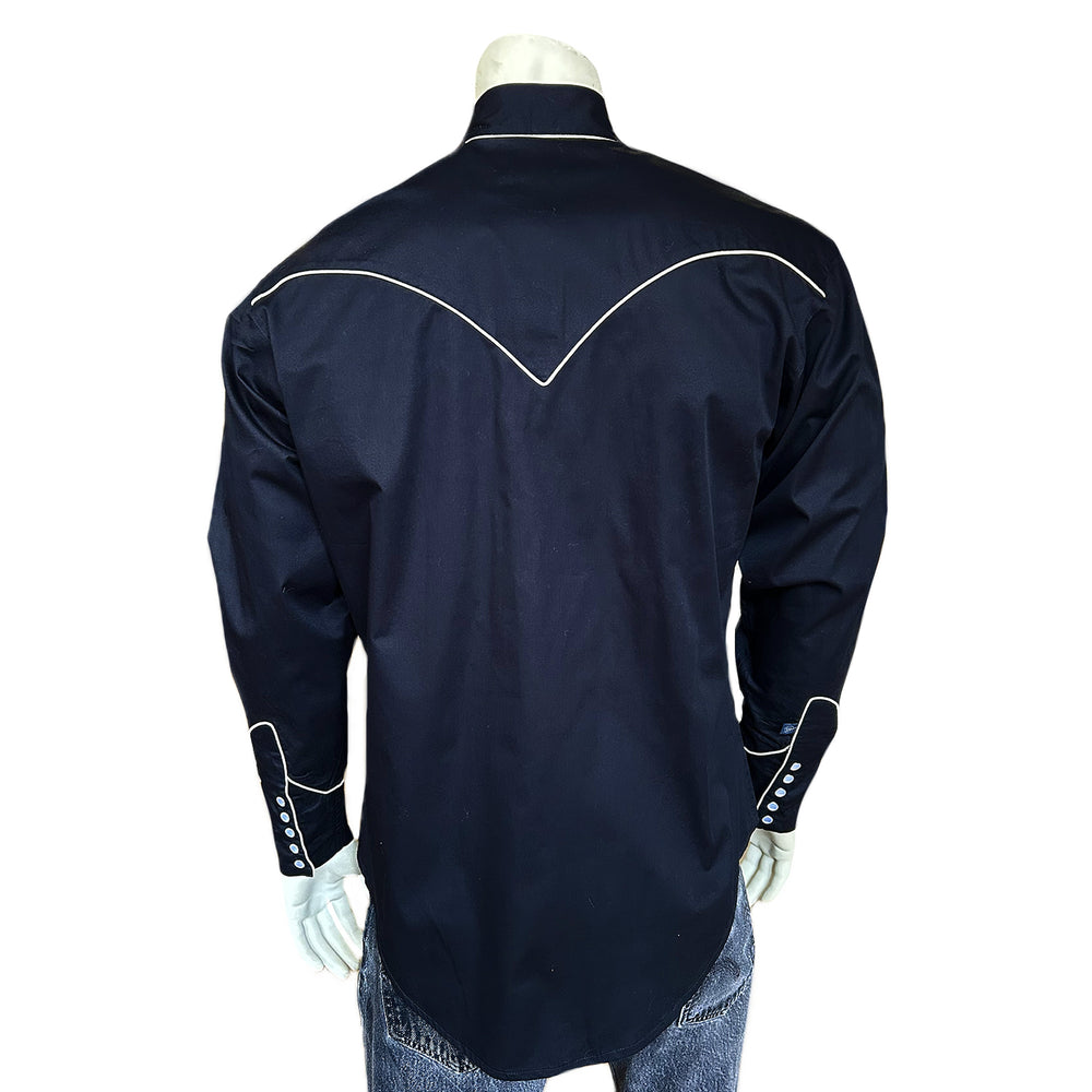 Mens Black Western Shirt main image 0