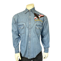 Men's USA 250th - America the Beautiful Embroidered Western Shirt