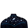 Men's Black Out of This World Embroidered Western Shirt