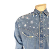 Men's Out of This World Embroidered Denim Western Shirt