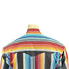 Men's Boho Serape Stripe Western Shirt