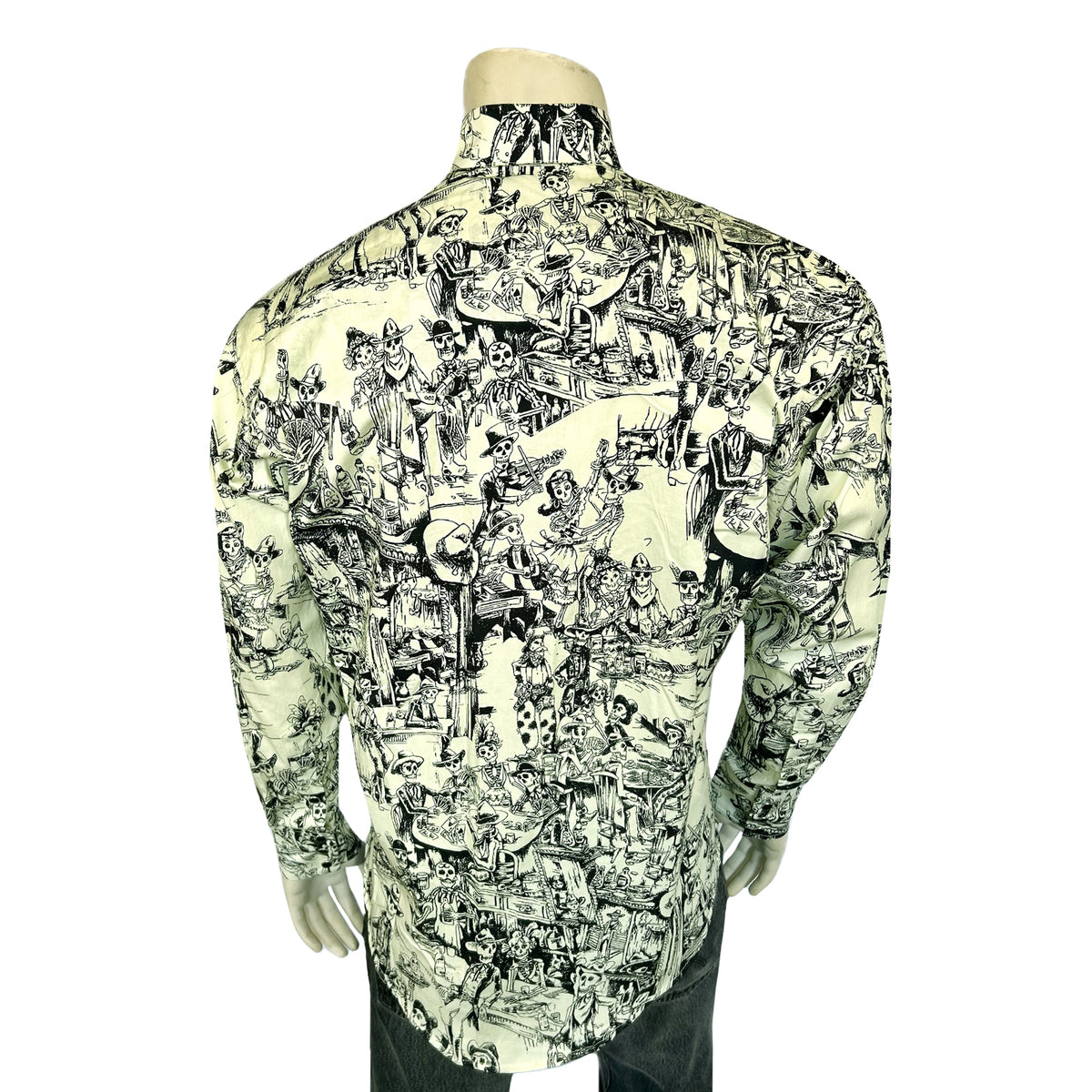 Men's Deadwood Saloon Print Western Shirt
