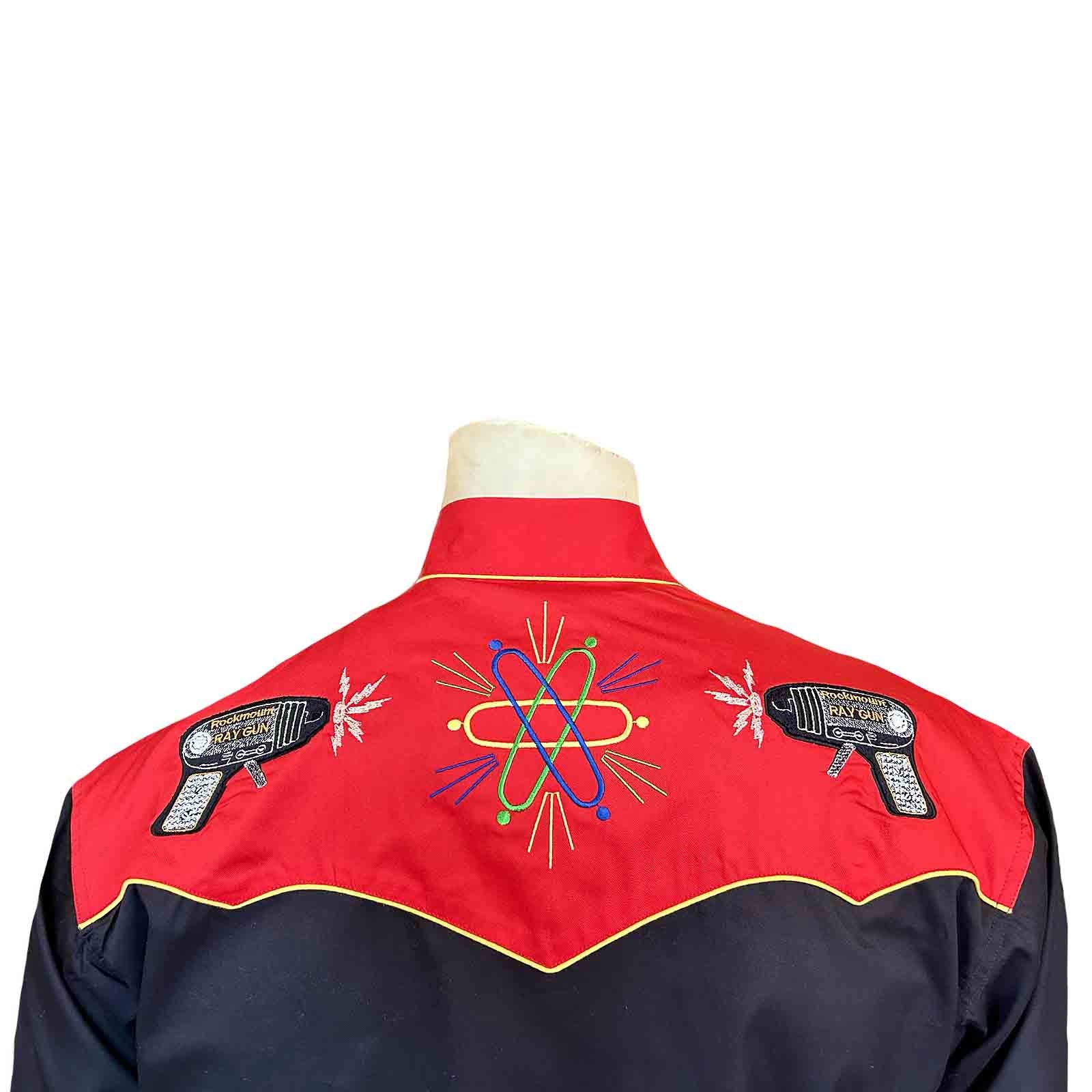 Men's 2-Tone Atomic Cowboy Embroidered Western Shirt